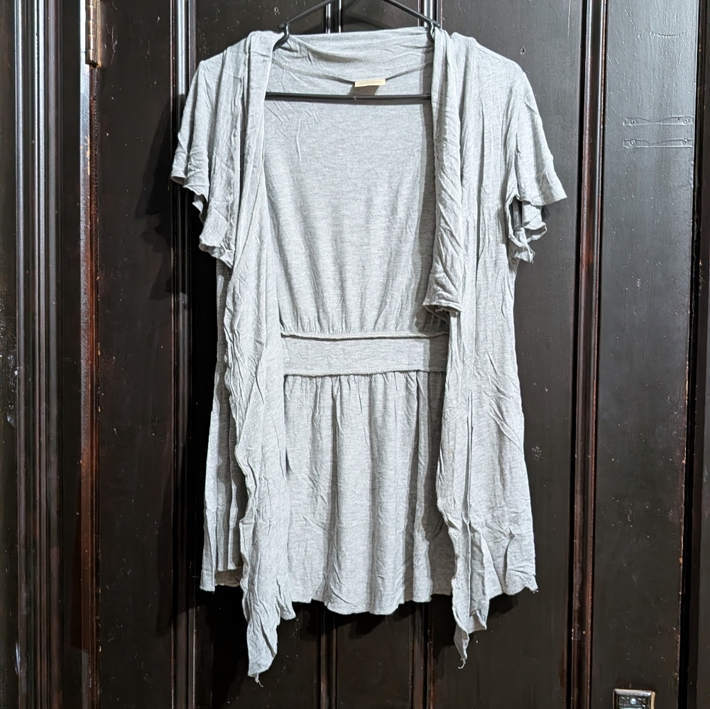 Grey Heather Pretty Good Shawl Coverlet